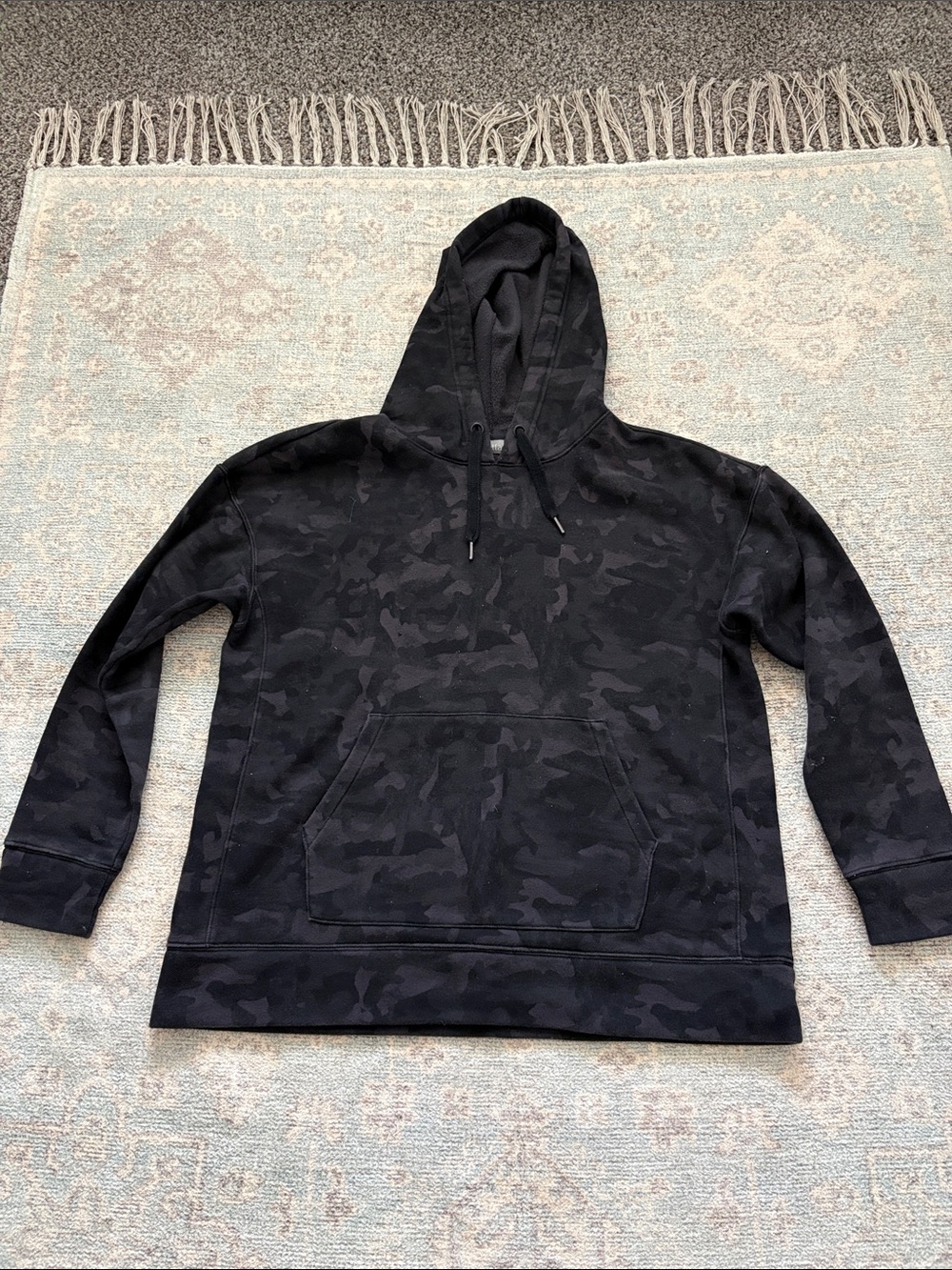 Zella Black Camo Pullover Hoodie